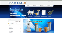 Desktop Screenshot of luckysat.com